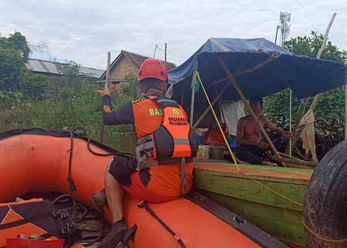 Saat Lebaran 2024, Basarnas Cari Warga Tenggelam di Sungai Borang Palembang