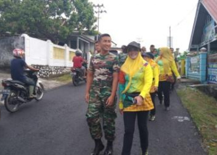 Jalan Santai, Pupuk Rasa Kebersamaan dan Kesolidan Prajurit TNI AD