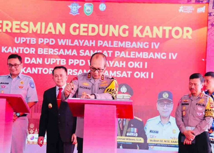 Resmikan Kantor Bersama Samsat Palembang IV, Kapolda Sumsel: Pelayanan Masyarakat Mesti Ditingkatkan