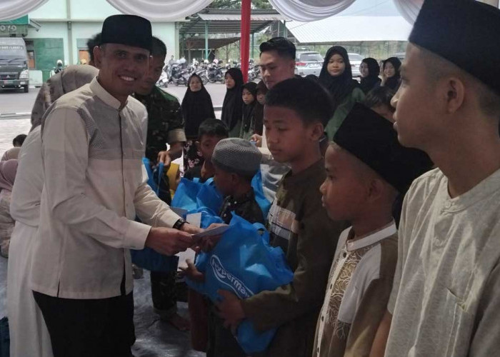 Momen Hangat Kodim 0405 Lahat: Berbagi Bahagia dan Buka Puasa Bersama Anak Panti