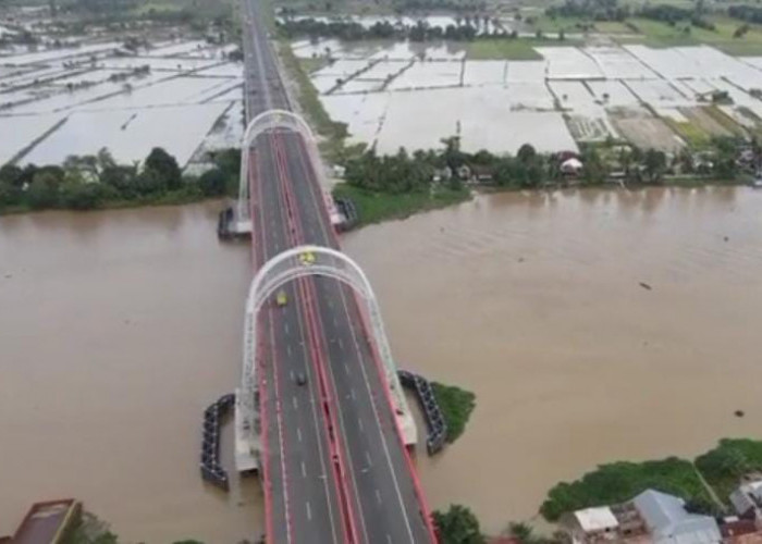 KEREN! Sumatera Selatan Miliki Jembatan Tol Terpanjang di Indonesia, Penghubung Tol Kapal Betung Menuju Jambi