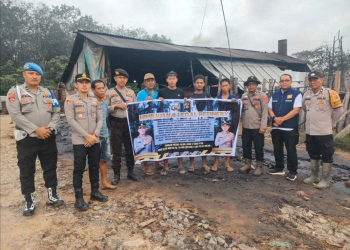 Polres Muba Komitmen Mitigasi Aktivitas Illegal Drilling dan Refinery