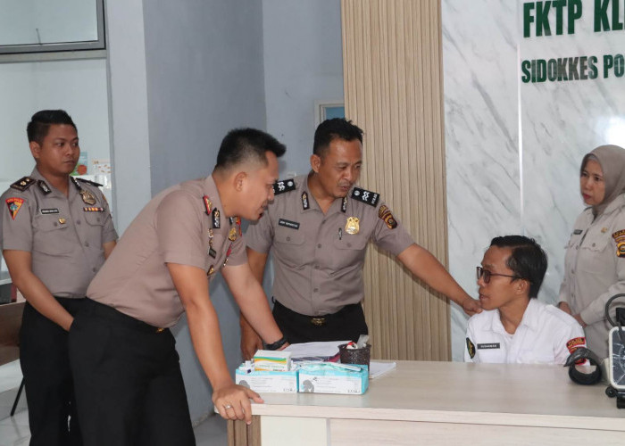 Usai Pimpin Apel Perdana, Kapolres Muba Tinjau Sarana dan Prasarana di Lingkungan Mapolres