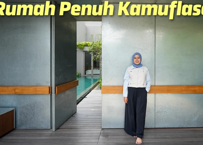 Pelajari seni bermain geometri ala NJH House untuk menciptakan ruang lega di lahan yang terbatas