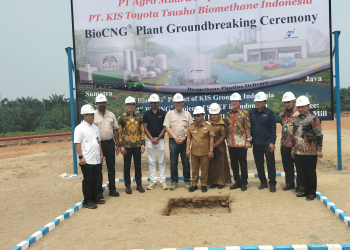 KTBI dan SIPEF Group Groundbreaking Pabrik BioCNG di Muratara, Serap 80 Ribu Ton Emisi