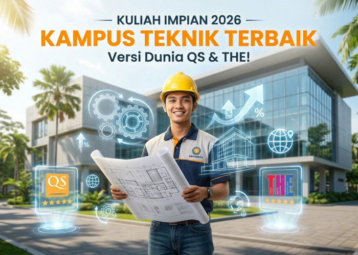 Intip 6 Kampus Teknik Terbaik di Indonesia Versi QS WUR dan 21 Universitas Versi THE