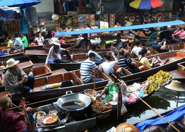 15 Menit dari Banjarmasin, Pasar Unik di Kalimantan Selatan, Penjualnya Tidak Menginjak Tanah 