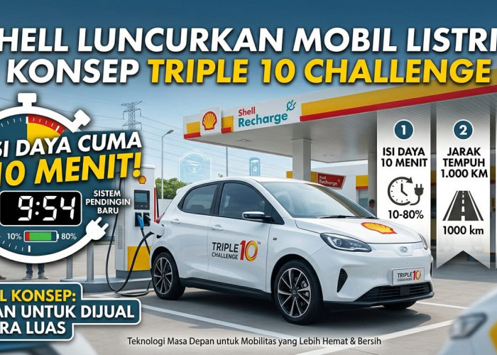 Nggak Perlu Baterai Raksasa! Shell Kenalkan Mobil Listrik Konsep Canggih yang Bisa Jalan Sejauh 1.000 Km