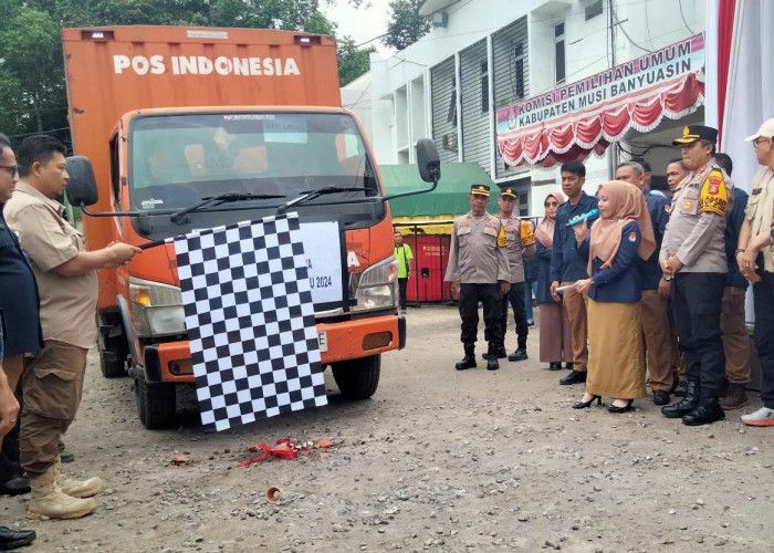 KPU Muba Mulai Distribusikan Logistik Pilkada Serentak 2024 di 6 Kecamatan