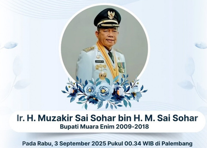 Ribuan Doa Mengalir untuk Muzakir Sai Sohar, Mantan Bupati Muara Enim yang Wafat