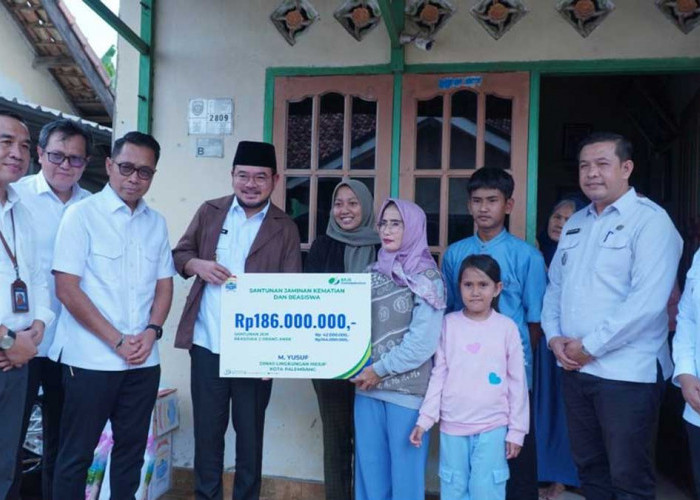 BPJS Ketengakerjaan Bayarkan Santunan Kepada Ahli Waris Non ASN di Lingkungan Pemkot Palembang