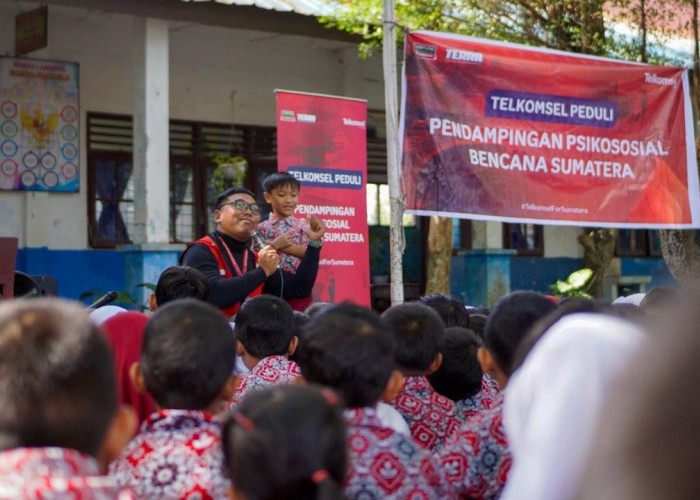 Telkomsel Gandeng Kampung Dongeng Dampingi 2.000 Anak Terdampak Bencana di Sumatera