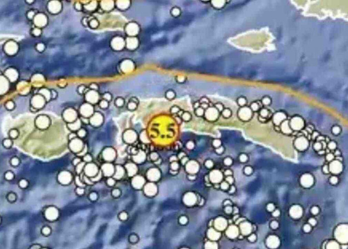 Gempa Magnitudo 5,5 Guncang Maluku Tengah pada Kedalaman 56 Km, Tak Berpotensi Tsunami