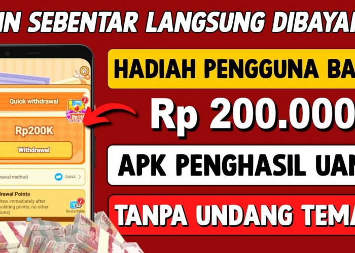 Gak Pakai KTP! Inilah Aplikasi Penghasil Saldo DANA Gratis Rp200 Ribu, Langsung Cair