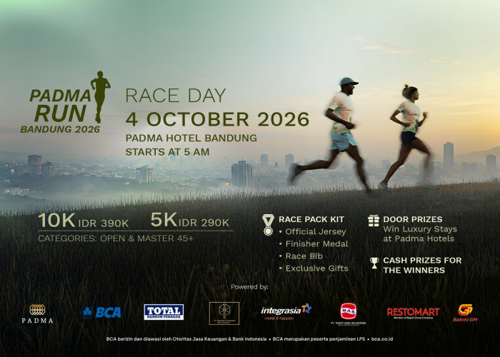 Lari Sambil Berbagi! Padma Run Bandung 2026 Siap Digelar Okto Nanti Lewat #LaceUpForChange