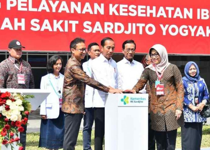 Presiden Jokowi Resmikan Gedung Pelayanan Kesehatan Ibu dan Anak RS Sardjito Yogyakarta