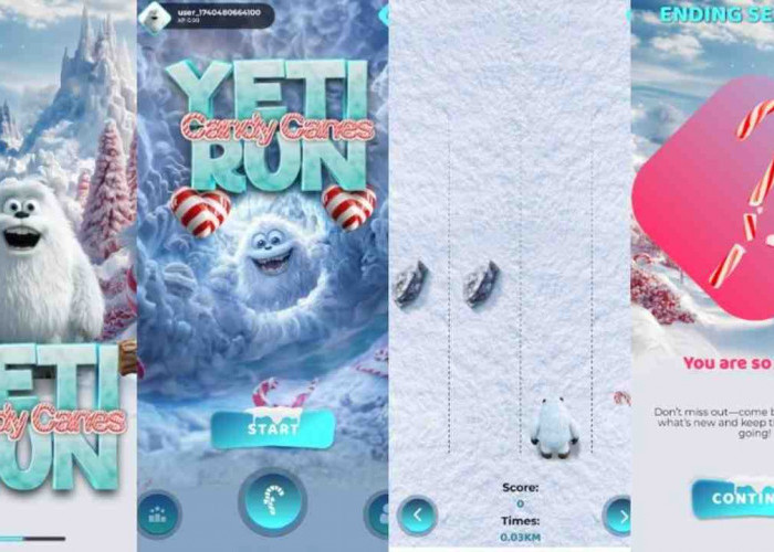 Main Game Sambil Rebahan Santai, Tarik Saldo DANA dari Aplikasi Yeti Run, Dijamin Ketagihan!
