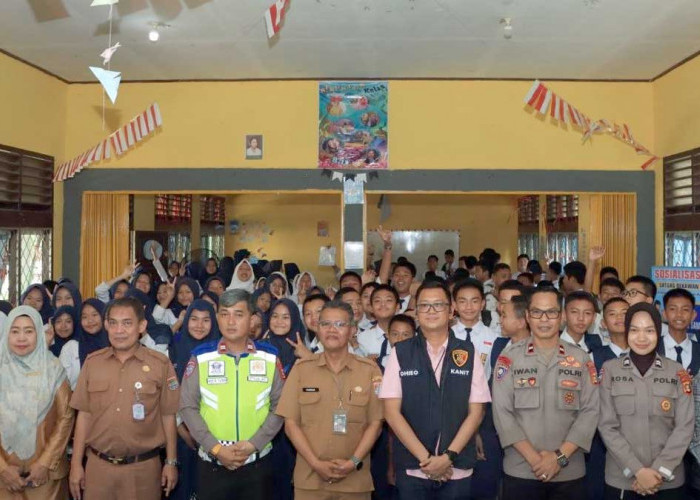 Seru Tapi Berisi! Tim Satgas Bekawan Ajak Siswa SMPN 2 Lubuk Linggau Putus Rantai Tawuran Lewat Fun Games