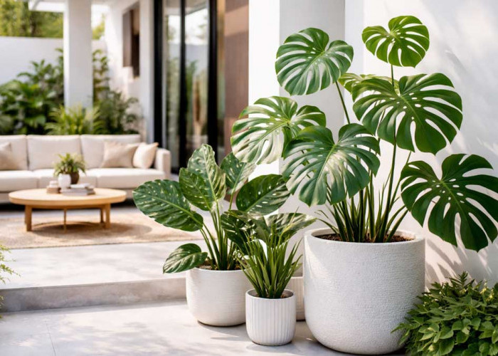 Tanpa Renovasi, Rumah Minimalis Bisa Tampak Luxury! Ini Rahasia Pakai Tanaman Monstera