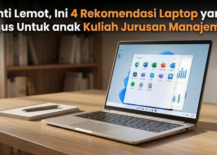 Mahasiswa Manajemen Wajib Tahu! Ini 4 Rekomendasi Laptop Terbaik yang Bikin Tugas Cepat Selesai