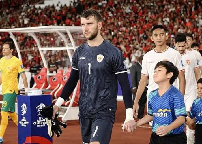 Maarten Paes Kembali Jadi Man of The Match Laga Timnas Indonesia vs Australia, Lakukan 6 Saves Krusial