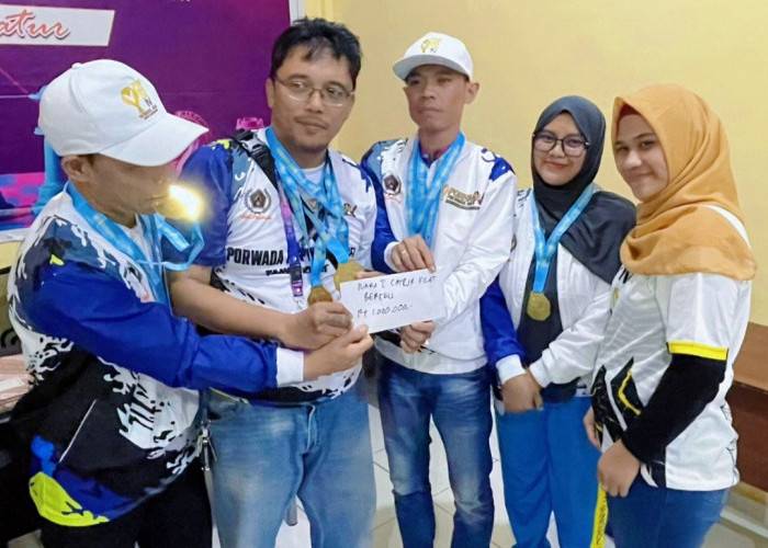 Kontingen PWI Muba Cabor Catur Raih Juara Umum di Porwarda ke-4 