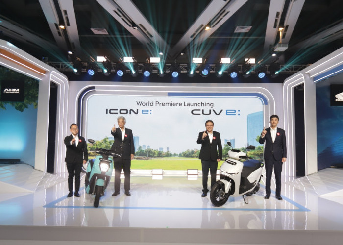 RESMI, AHM Perkenalkan 2 Motor Listrik Terbaru Honda ICON e: dan CUV e: