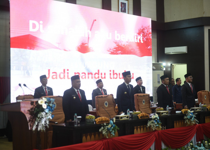 DPRD OKI Gelar Paripurna Istimewa Dengarkan Pidato Kenegaraan Presiden RI