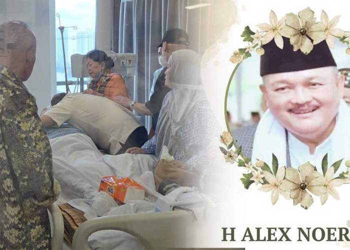 Jenazah Mantan Gubernur Sumsel Alex Noerdin Bakal Dibawa ke Palembang 