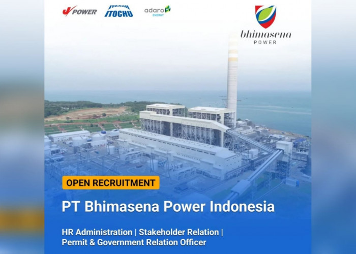 Lowongan Kerja Konsorsium Tiga Perusahaan listrik Besar PT Bhimasena Power Indonesia