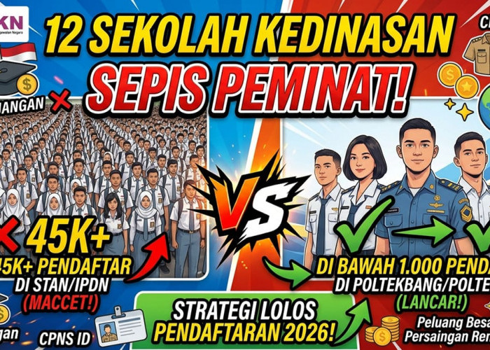 Ingin Lolos CPNS 2026? Intip Daftar Sekolah Kedinasan Sepi Peminat dengan Peluang Diterima Paling Besar