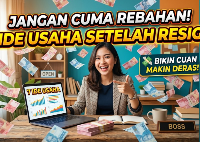 Jangan Cuma Rebahan! 7 Ide Usaha Setelah Resign, Bikin Cuan Makin Deras, Saatnya Jadi Bos di Bisnis Sendiri