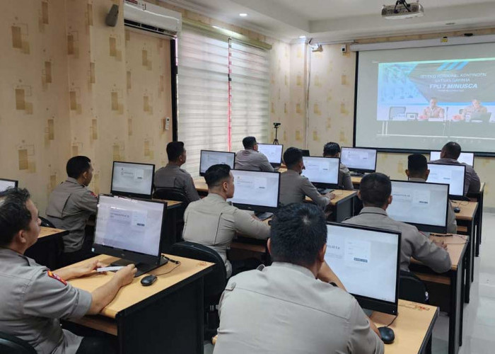 14 Personel Ikuti Seleksi Kontingen Satgas Garbha FPU 7, Polda Sumsel Gelar Tes Psikologi dan Bahasa Inggris