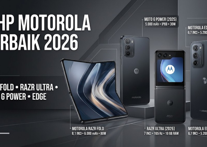 Bingung Pilih HP Motorola? Ini Rekomendasi Seri Lipat Hingga Flagship Terbaik di 2026