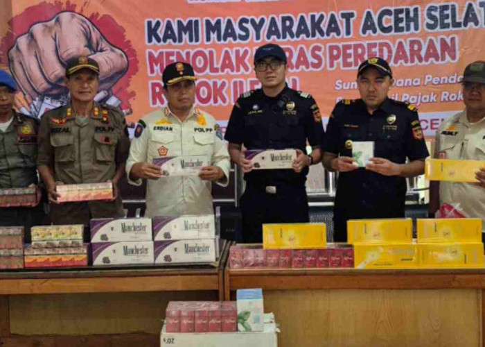 Berawal dari Laporan Masyarakat, 40.960 Batang Rokok Ilegal Berhasil Disita