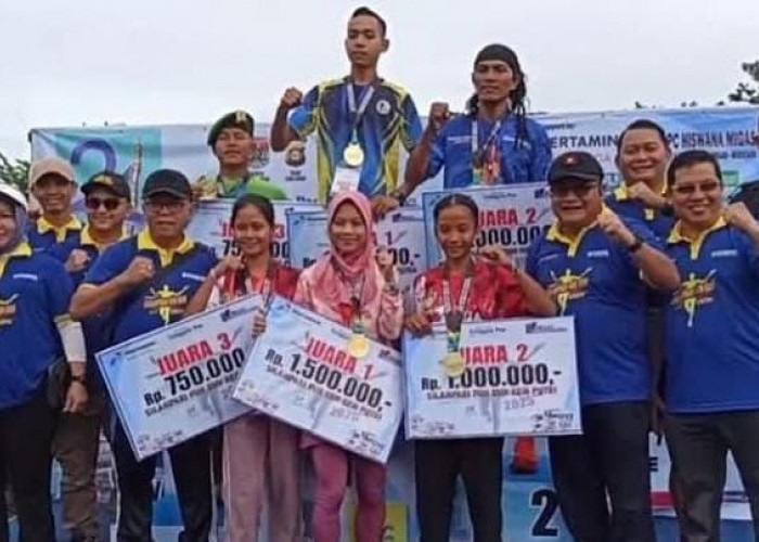 Sekda H Trisko Defriyansa Kota Lubuk Linggau Lepas Kegiatan Silampari Fun Run 2025