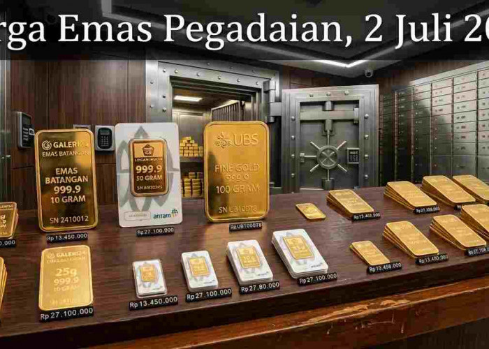 ‎Harga Emas Pegadaian Turun Lagi, Berikut Daftar Lengkap Galeri24, Antam, dan UBS