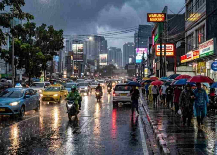 Prakiraan Cuaca Sumsel Hari Ini: Pagar Alam Hujan Petir, Musi Banyuasin dan Prabumulih Berawan