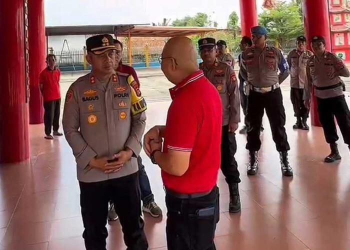 Imlek 2026 di Ogan Ilir: Kelenteng Liong Shai Tien Dijaga Ketat Personel Polsek Pemulutan