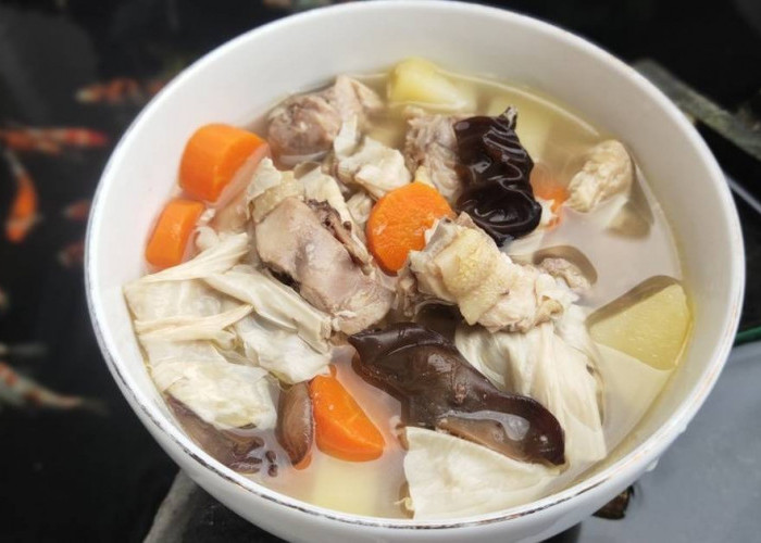 Resep Sup Ayam Kembang Tahu Menu Buka Puasa Cita Rasa Kuah Segar dan Gurih