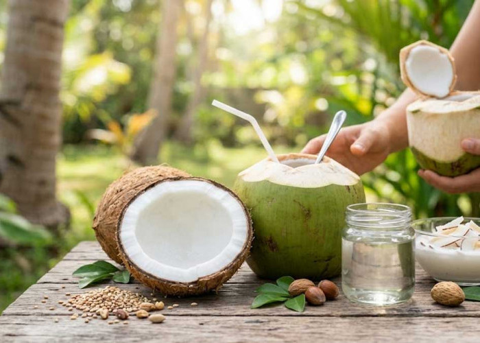 Dijuluki Pohon Kehidupan, Ternyata Sederet Manfaat Luar Biasa Buah Kelapa Ini Jarang Diketahui Banyak Orang