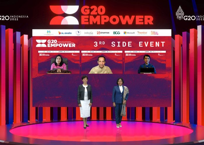 Side Event Ketiga G20 EMPOWER, Dorong Pertumbuhan Ketahanan Digital dan Keterampilan Perempuan