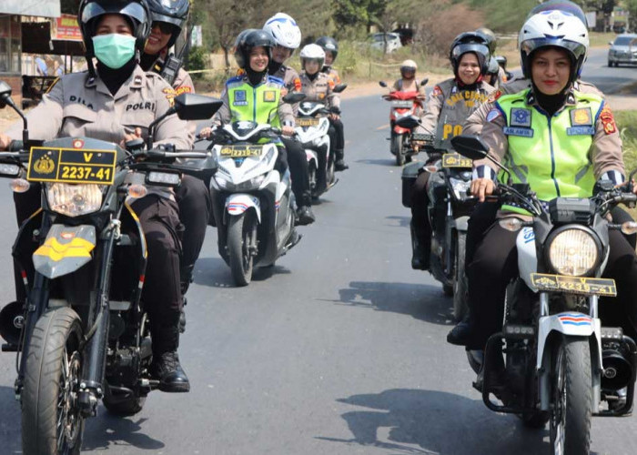 Bukan Cuma Jaga Kamtibmas, Begini Aksi Humanis Polwan Polres Ogan Ilir Beri Rasa Aman di Pusat Keramaian