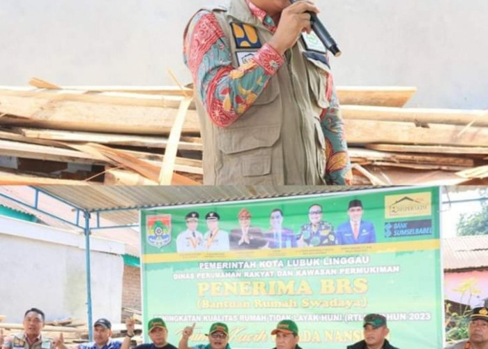 Penghujung Masa Jabatan, Wali Kota Lubuklinggau H SN Prana Putra Sohe Titip Bedah 100 Rumah Warga