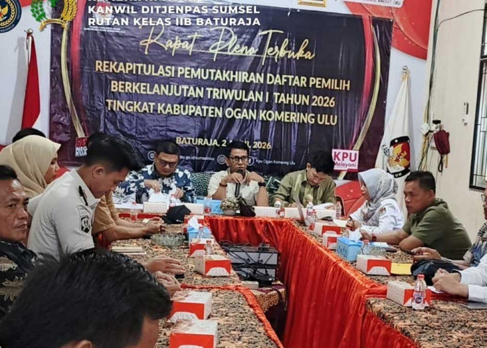 Update Daftar Pemilih OKU: Rutan Baturaja Sinkronkan Data Tahanan Baru hingga Napi Bebas
