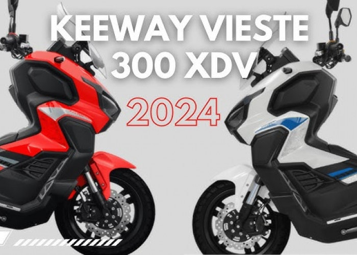 Tampilan Gahar Skutik Keeway Vieste 300 XDV 2024 Resmi Dirilis, Harga Terjangkau!