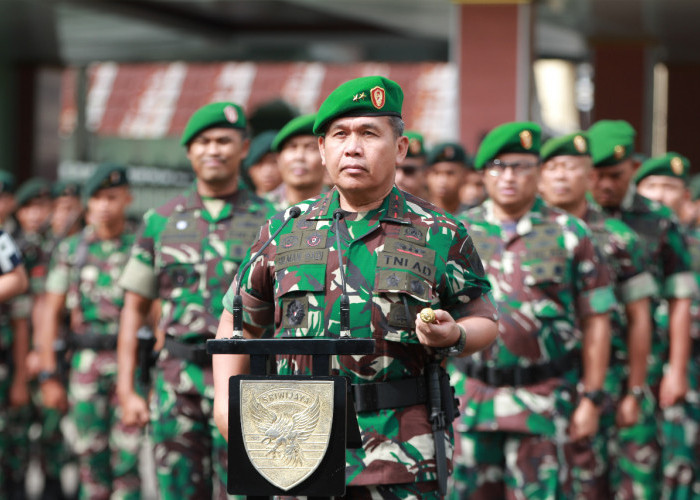 Secara Virtual, Pangdam II/Swj dan Prajurit Ikuti Apel Gelar Pasukan Kesiapan TNI AD