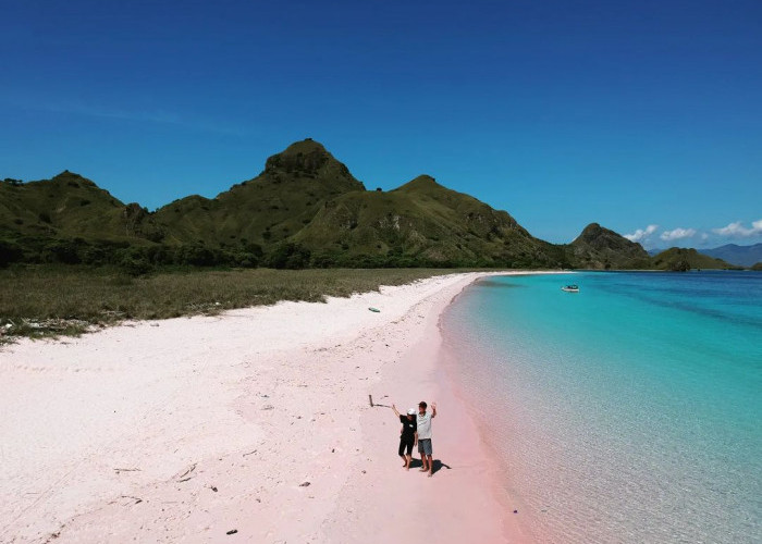 Cuma 2 Jam dari Jakarta, Bisa Nikmati Pesona Pink Beach Salah Satu Pantai Terindah di Dunia