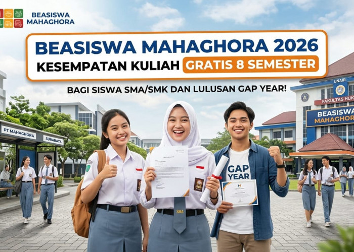 Kuliah Gratis Penuh Sampai Lulus Plus Jaminan Kerja! Simak Kesempatan Emas Lewat Beasiswa Mahaghora 2026