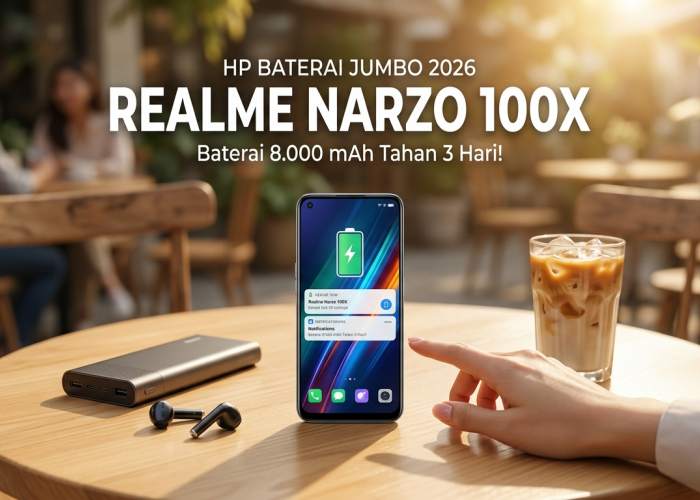 Nggak Perlu Sering Colok ke Listrik, Intip Spesifikasi Gahar dan Fitur Unik Realme Narzo 100x Terbaru